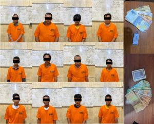 Tekab 308 Presisi Polres Metro Tangkap 12 Penjudi di 2 Lokasi Berbeda