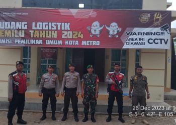 Sukseskan Pemilu 2024, Polres Metro Mengamankan Kantor KPU, BAWASLU dan Gudang Logistik