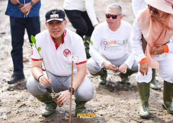 Atasi Penurunan Magrove, Bupati Dendi Bersama Kemenag Provinsi Lampung Menggelar HAB