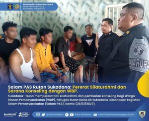 Bangun Silaturahmi dan Pemberian Konseling bagi WBP Petugas Rutan Gelar Kegiatan PAS