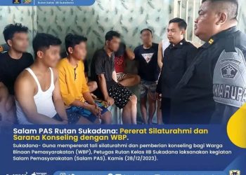 Bangun Silaturahmi dan Pemberian Konseling bagi WBP Petugas Rutan Gelar Kegiatan PAS