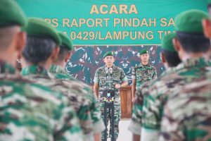 Pimpin Korps Raport, Dandim : Jaga Nama Baik Satuan Dimanapun Tugas Berada