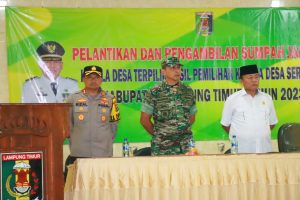 Kapolres Lampung Timur : Alhamdulillah Pilkades Lampung Timur Berjalan Aman Sampai dengan Pelantikan