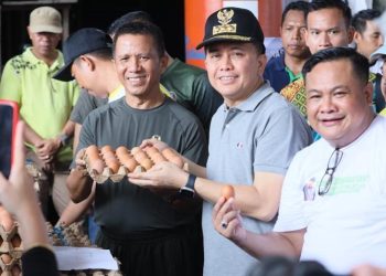 Pj Gubernur Sumsel, Pangdam II Sriwijaya dan Pj Walikota Lubuk Linggau Gelar Pasar Murah