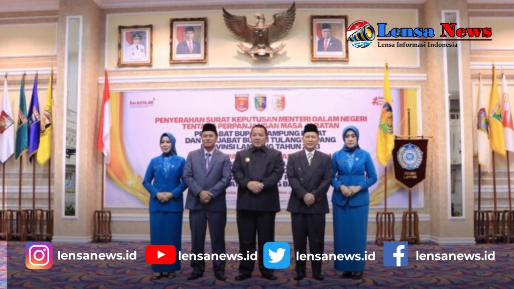 Arinal Djunaidi Serahkan SK Perpanjangan Masa Jabatan Penjabat Bupati Lampung Barat