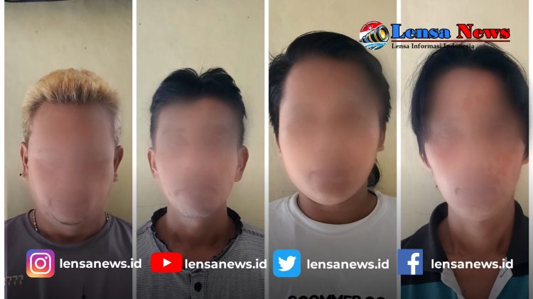 Empat Pelaku Pencurian Tanaman Hias Ditangkap Polisi