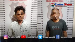 Sempat Bersembunyi di Banten, Dua Pelaku Pencurian Mobil Truck Diringkus Polres Lampung Utara