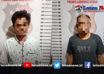 Sempat Bersembunyi di Banten, Dua Pelaku Pencurian Mobil Truck Diringkus Polres Lampung Utara
