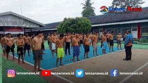 Guna Hidup Sehat Warga Binaan Rutan Sukadana Rutin Olahraga 