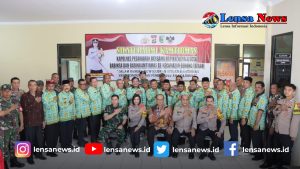 Kapolres Pesawaran Bahas Pengamanan Pemilu dan Antisipasi Bencana Alam