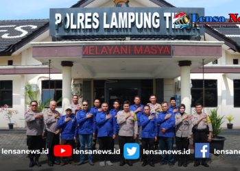 Jalin Sinergitas, Kapolres Lamtim Coffe Morning Bersama PWI
