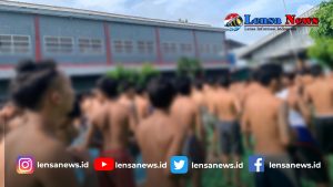 Petugas dan WBP Rutan Sukadana Laksanakan Senam Pagi Bersama