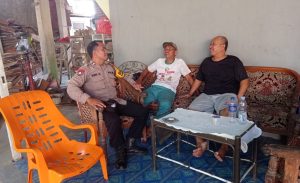 Cooling System, Bhabinkamtibmas Sambangi Masyarakat Guna Cipta Kondisi Jelang Pemilu 2024