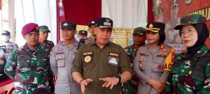 Bersama Kapolres, Bupati Pesawaran Pantau Arus Lalin dan Personil