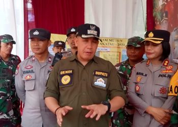 Bersama Kapolres, Bupati Pesawaran Pantau Arus Lalin dan Personil