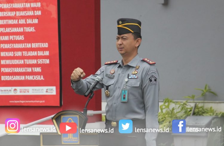 Tekankan Kedisiplinan, Lapas Cilegon Awali Tahun dengan Melaksanakan Apel Perdana 