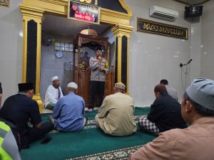 Solat Subuh Berjamaah, Kapolres Ajak Masyarakat Sukseskan Pemilu 2024