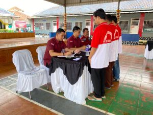 Petugas KPPS dan Pengamanan Rutan Kelas IIB Sukadana Gelar Simulasi Mandiri Pemungutan Suara Pemilu 2024