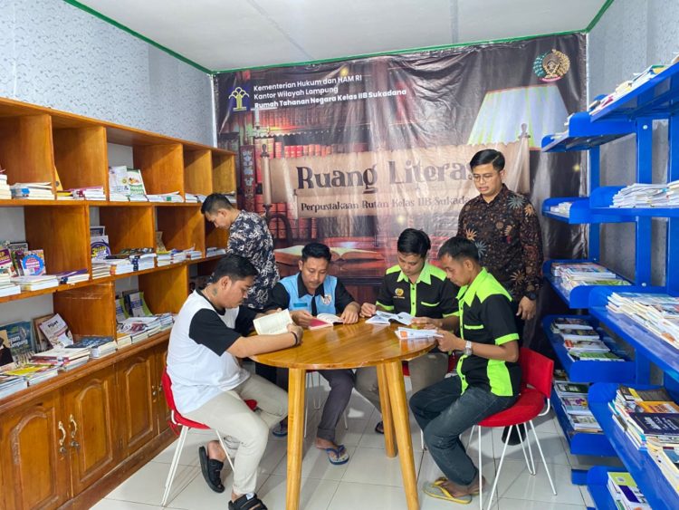 Literasi Perpustakaan Rutan Jadi Tempat Favorit bagi WBP