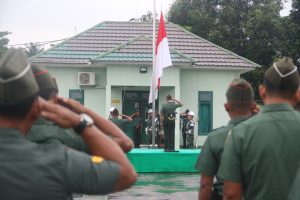 Wujud Rasa Syukur dan Cinta Tanah Air, Kodim 0429/Lamtim Gelar Upacara Bendera