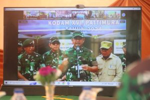 Dandim 0429/Lamtim Hadiri Peresmian 1.898 Titik Air Secara Virtual