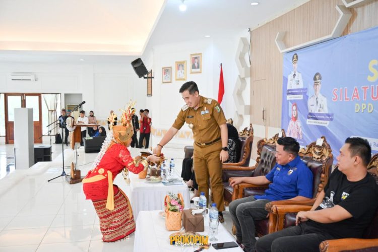 Bupati Dendi Hadiri Silatda I DPD KNPI Pesawaran