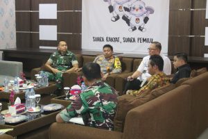 Hadiri Rakor Persiapan Pemungutan Suara, Dandim : Kodim 0429/Lamtim Siap Sukseskan Pemilu 2024