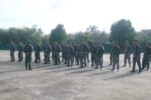 1 Pleton Personil Kodim 0429/Lamtim Disiagakan Antisipasi Perkembangan Situasi Cuti Bersama dan Libur Nasional