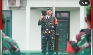 Makodim 0429/Lamtim dan Koramil Jajaran Apel Siaga Pengamanan Pemilu 2024