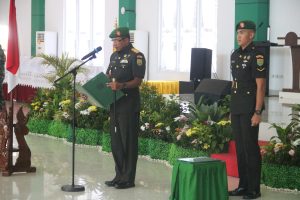 Letkol Arm. Arief Budiman, S.Sos, M.M Resmi Jabat Dandim 0429/Lamtim