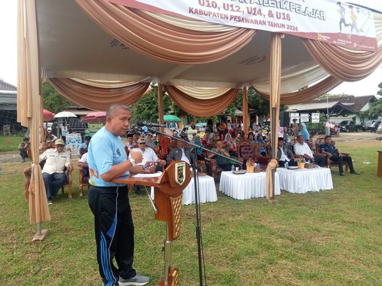 Jaring Bibit Atlet, Dispora Pesawaran Gelar Kejurda Atletik Pelajar se Kabupaten Pesawaran