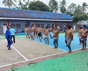 Rutan Sukadana Rutin Ajak Senam Sehat WBP, Jaga Kondisi Tubuh Tetap Prima