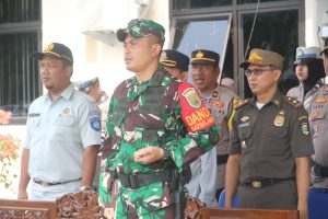 Wujud Nyata Sinergi TNI-Polri, Dandim 0429/Lamtim Hadiri Apel Gelar Pasukan Ops Keselamatan Krakatau 2024