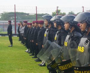 Kepala Rutan Kelas IIB Sukadana Hadiri Kegiatan Apel Penutupan Siaga Pemilu