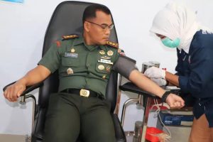 Kerjasama RSUD Latopas, Kodim 1425 Jeneponto Gelar Donor Darah Peringati HUT ke-78 Persit KCK