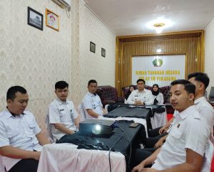 Rutan Kelas IIB Sukadana Ikuti Kegiatan Pendampingan Pembangunan ZI Satuan Kerja Pemasyarakatan