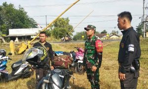 Pastikan Aman, Babinsa Aktif Patroli Obvit Wilayah Kodim 0429/Lamtim