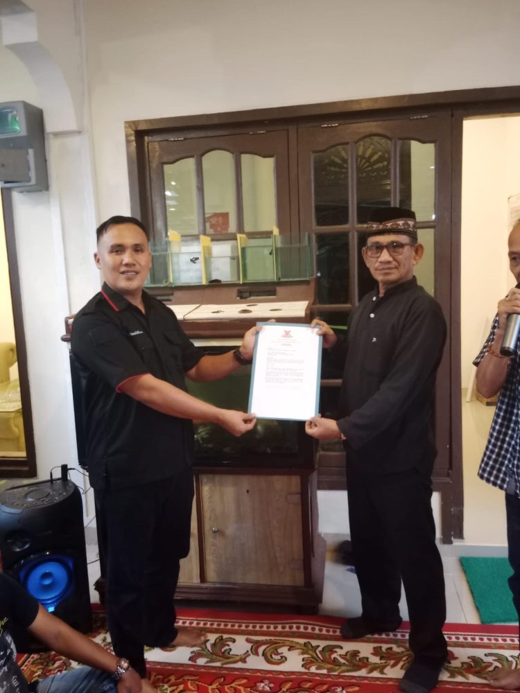Rozi Fernando Resmi Terima Mandat GRIB Sebagai Ketua DPC Kota Metro