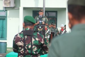 Upacara Bendera 17 an, Dandim 0429/Lamtim Bacakan Amanat Pangdam II/Swj