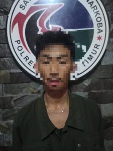 Seorang Pemuda Ditangkap Polres Lamtim Akibat Penyalahgunaan Narkotika