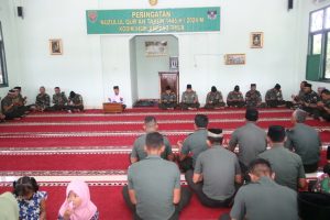 Tingkatkan Amal Ibadah Ramadhan, Kodim 0429/Lamtim Peringati Nuzulul Qur’an