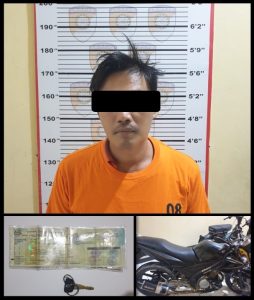 Penadah Motor Curian di Tangkap Polisi
