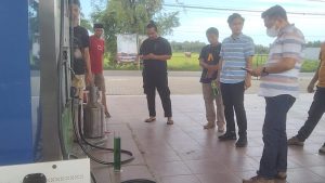 Antisipasi Kecurangan di SPBU, Polres Jeneponto Lakukan Razia