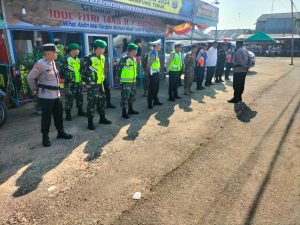 Kodim 0429/Lamtim Terjunkan Ratusan Personel Amankan Lebaran 1445 H