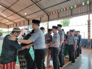Gema Takbir Idul Fitri 1445H, Rutan Sukadana Gelar Sholat Ied Berjamaah dengan Warga Binaan