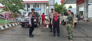 Arus Balik Lebaran, Personil Polres Metro Monitoring Stok BBM di SPBU