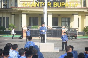 Azwar Hadi Pimpin Apel Bulanan Kopri di Lingkungan Pemkab Lampung Timur