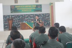 Tingkatkan Kualitas Babinsa, Kodim O429/Lamtim Gelar Giat Binsiap Apwil dan Puanter