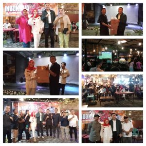 Dr.H.Hengky Yasin Gelar Nobar Semi Final AFC U-23 dan Kebersamaan dengan Warga Takalar