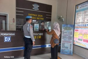 Antisipasi Pelanggaran dan Pungli, Provost Polres Metro Cek Pelayanan Publik